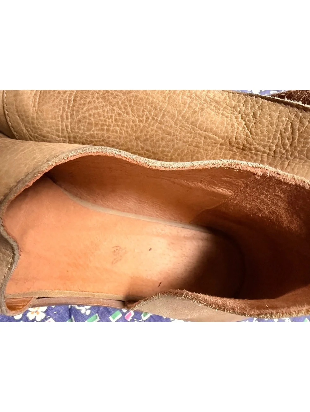 Free People Royale Flat Leather D'Orsay Ankle Shoes - Made in Spain
